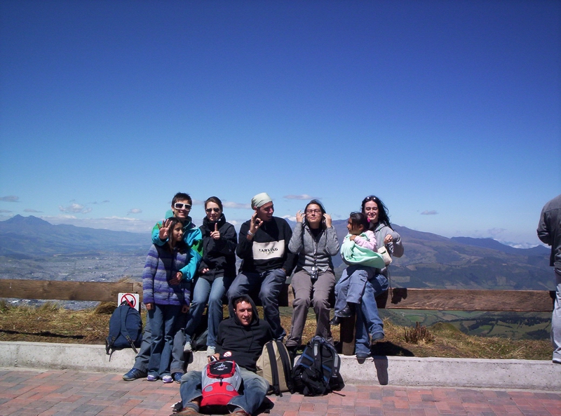 Sul Pichincha, Matteo sdraiato